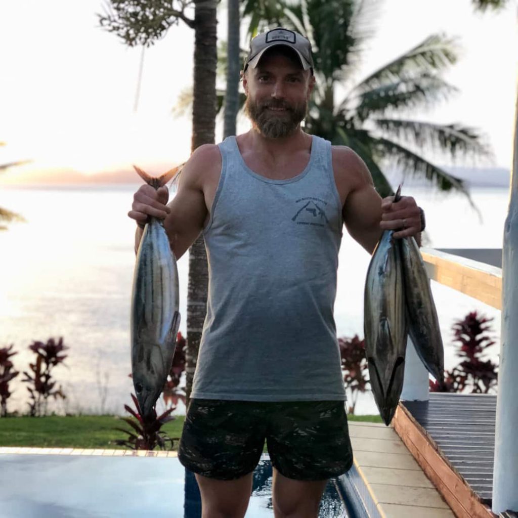 catching fish at Lomani